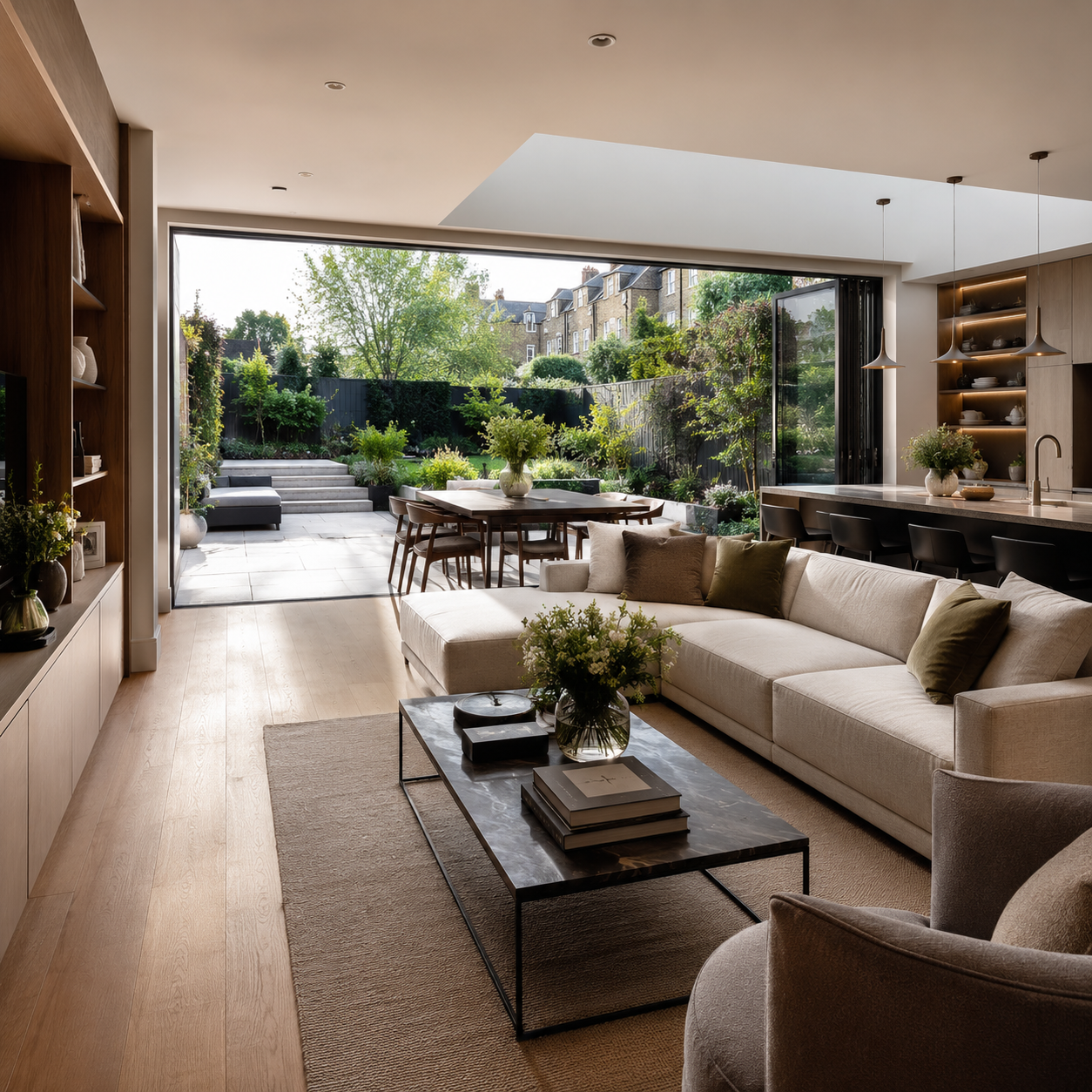 Premium London design and build project interior