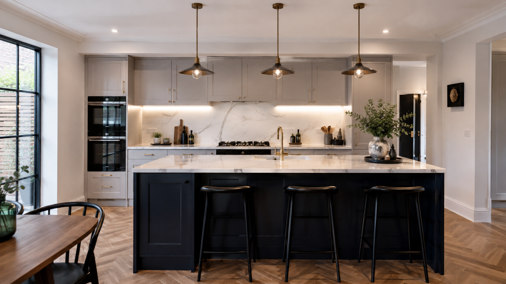 Kitchen after renovation by Genc Design and Build in London